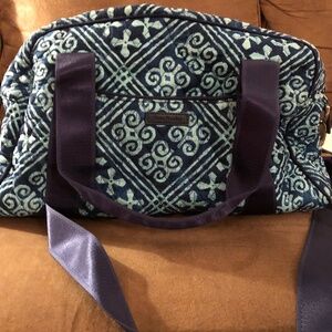 Vera Bradley Sports Duffel Bag in "Cuban Tiles" Pattern, EUC